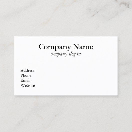 Beach Retirement Visitekaartjes (Achterkant)