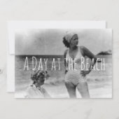 Beach Retro Swimsuit zwemmen Save The Date (Voorkant)