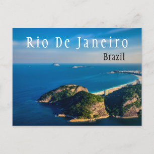 Beach Rio de Janiero Brazilië Briefkaart
