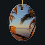 Beach Roatan Honduras Keramisch Ornament<br><div class="desc">Beach Roatan Honduras Gifts and Products for sale.</div>