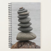 Beach Rock Cairn Foto Planner (Voorkant)