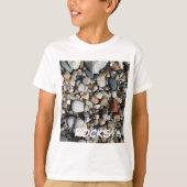 BEACH ROCKS FOTO YOUTH KINDER CHILDS T-Shirt (Voorkant)