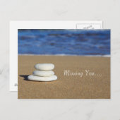 Beach Rocks missen je Briefkaart (Voorkant / Achterkant)