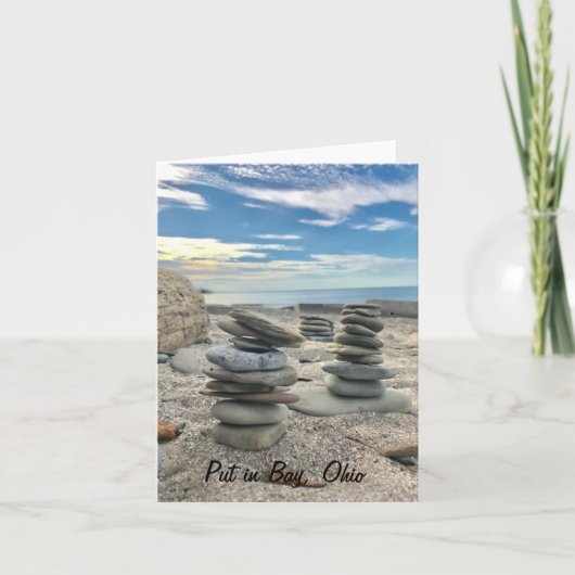 Beach Rocks, Put in Bay Kaart (Voorkant)