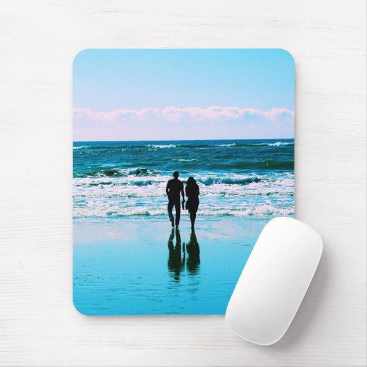 Beach Romance Mousepad Muismat (Met muis)