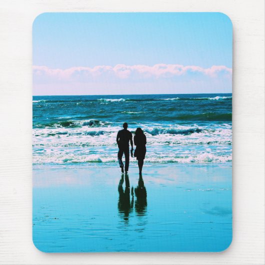 Beach Romance Mousepad Muismat (Voorkant)