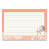 Beach Romance Perzik Recept Kaart (Achterkant)