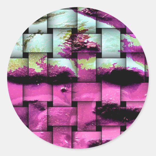 BEACH RONDE STICKER (Voorkant)