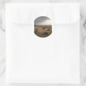 Beach Ronde Sticker (Tas)