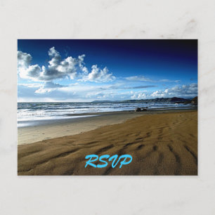 Beach RSVP-Briefkaart Uitnodiging Briefkaart