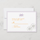 Beach RSVP-uitnodigingen RSVP Kaartje (Achterkant)