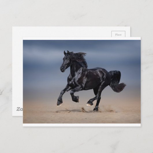 Beach-run Briefkaart (Voorkant / Achterkant)