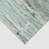 Beach Rustic Wood Ocean Blue Crackle-ontkoppeling Tissuepapier (Detail)