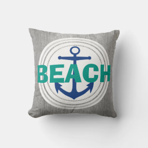 Beach Sailor Nautical Driftwood Kussen