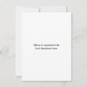 Beach Sand and Zee Foam Vrijgezellenfeest Kaart (Achterkant)