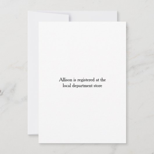 Beach Sand and Zee Foam Vrijgezellenfeest Kaart (Achterkant)