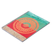 Beach Sand, Beach Towel, Ocean Notitieboek (Linkerzijde)