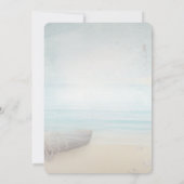 Beach Sand Boat Lighthouse Save the Date (Achterkant)