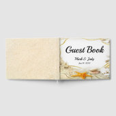 Beach Sand Castle Bruiloft Gastenboek (Volledig)