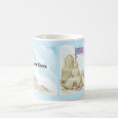 Beach Sand Castle Koffiemok (Center)