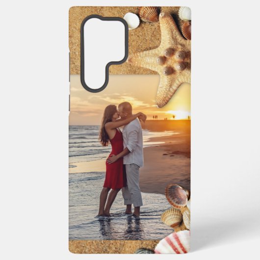 Beach Sand Custom Photo Template Phone Case Case Samsung Galaxy Hoesje (Achterkant)