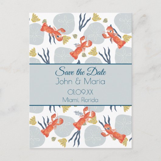 Beach Sand Dollars Botanisch Briefkaart (Voorkant)