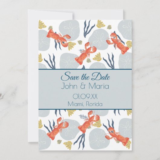 Beach Sand Dollars Botanisch Kaart (Voorkant)