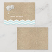 Beach Sand Dollars Place Card Plaatskaartje (Voorkant / Achterkant)