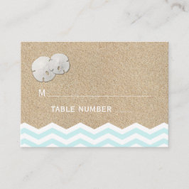 Beach Sand Dollars Place Card Plaatskaartje