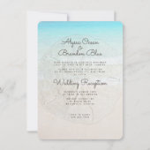 Beach Sand Dollars Reception only Inveption Kaart (Voorkant)