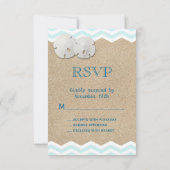 Beach Sand Dollars RSVP (Achterkant)