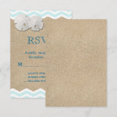 Beach Sand Dollars RSVP (Voorkant / Achterkant)