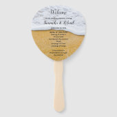 Beach Sand Double Sided Fan Program Kit Handwaaier (Voorkant)