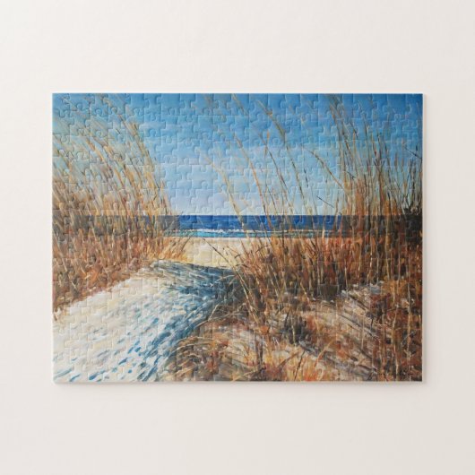 Beach Sand Dunes Coastal Art Legpuzzel (Horizontaal)