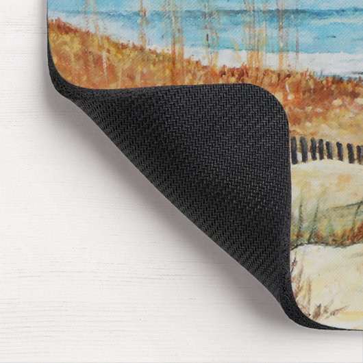 Beach Sand Dunes en Ocean Painting Muismat (Hoek)