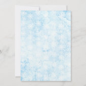 Beach Sand Elegant Blauwgroen Gold Wedding Invitat Kaart (Achterkant)