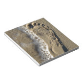 Beach Sand Footprint Notitieblok (Schuin)