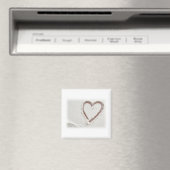 Beach Sand Heart Magneet (Insitu (Vaatwasser))