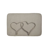 Beach Sand Hearts Badmat (Voorkant)