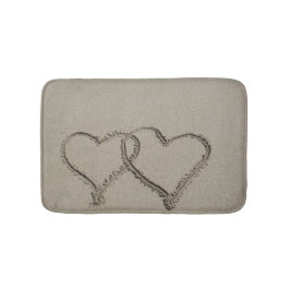 Beach Sand Hearts Badmat