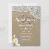 Beach Sand Hearts Tropical Florence Vrijgezellenfe Kaart (Voorkant)