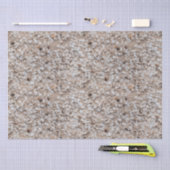 Beach Sand met Small Seashells Herhalend Patroon Tissuepapier (Craft)