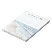 Beach Sand Ocean Notitieblok (Linkerzijde)