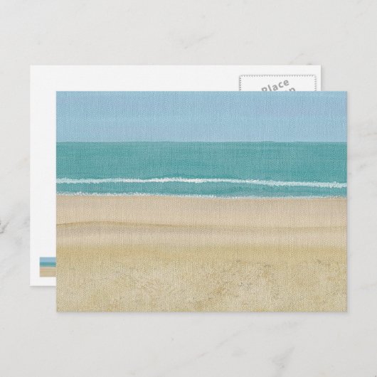 Beach Sand Ocean Scene Briefkaarten (Voorkant / Achterkant)