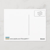 Beach Sand Ocean Scene Briefkaarten (Achterkant)