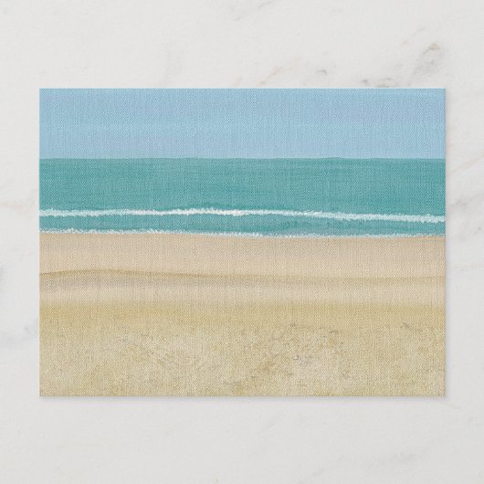 Beach Sand Ocean Scene Briefkaarten (Voorkant)