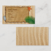 Beach Sand Parchment Visitekaartje (Voorkant / Achterkant)