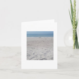 Beach Sand Piper, Blank Kaart personalisatie