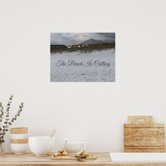 Beach Sand Poster (Keuken)