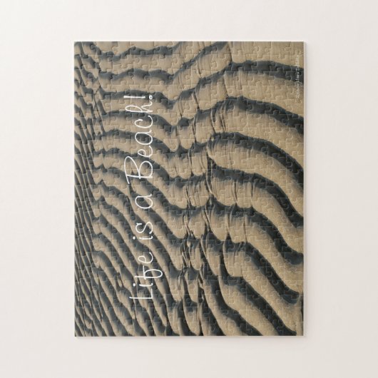 Beach Sand Puzzle Legpuzzel (Verticaal)